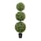 GreenSmart Dekor 4ft. Faux Boxwood Sphere Topiary Tree